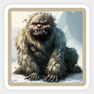 Untamed Mountain Yeti Sticker